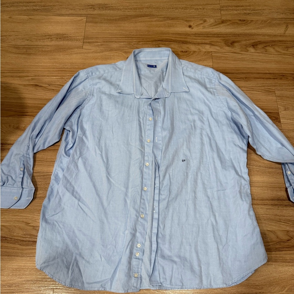 Classic Light Blue Men's Button Down Shirt